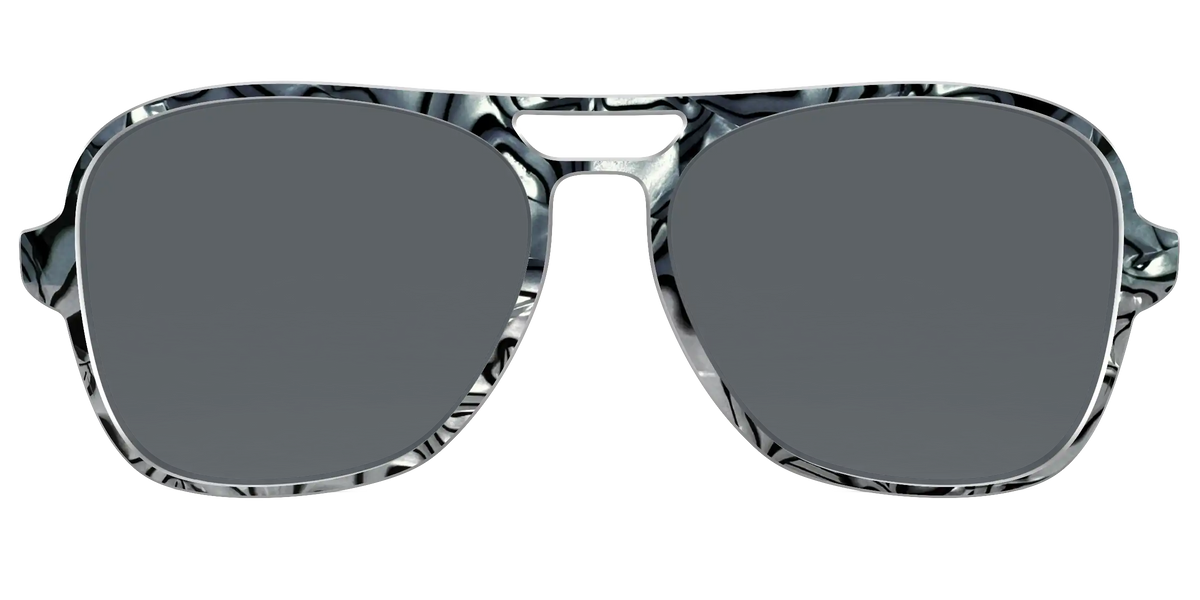 The Polarized Zebra Pearl Split Sun Top