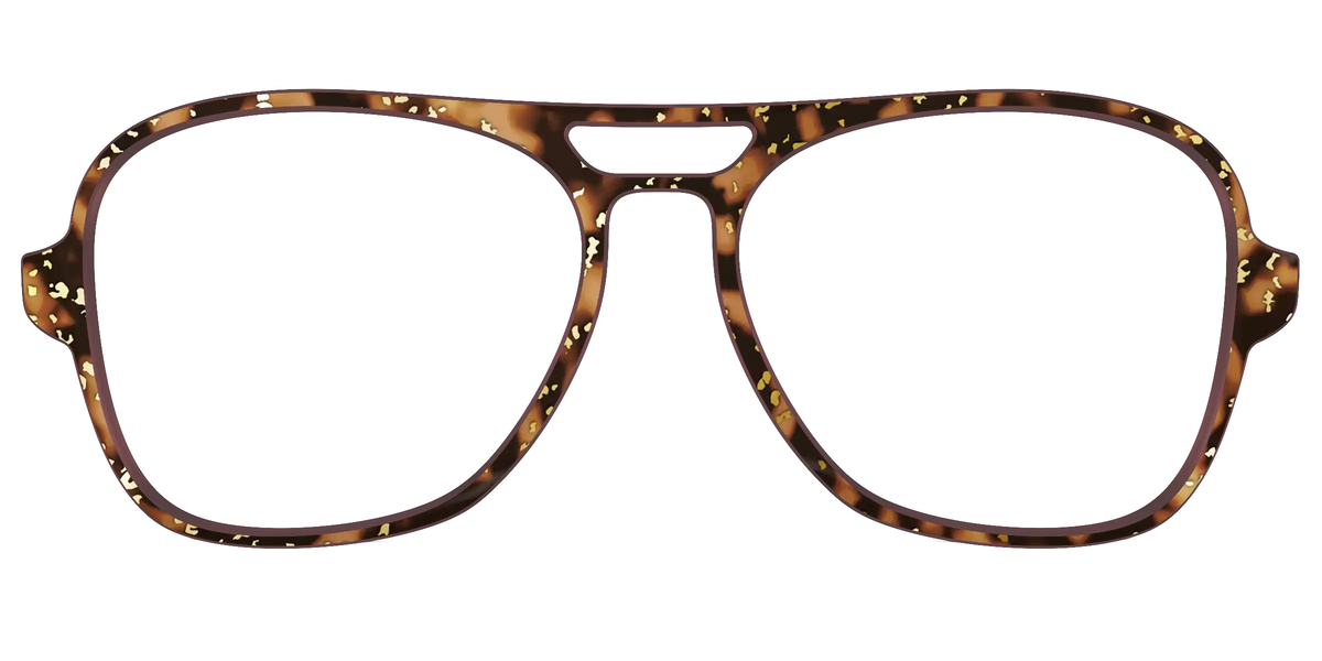 The Sandalwood Tortoise with Gold Foil