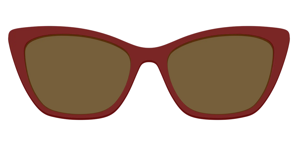 The Polarized Burgundy Sun Top