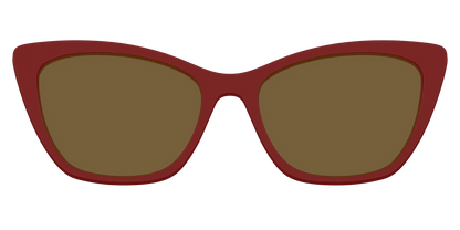 The Polarized Burgundy Sun Top