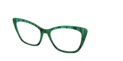 The Emerald Moire Stripes