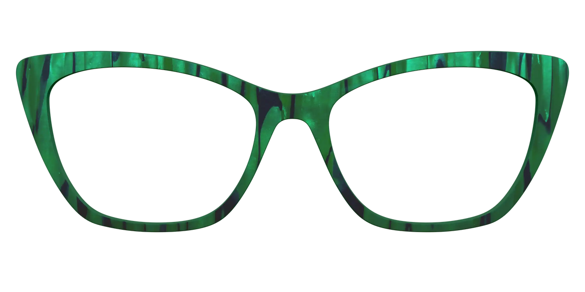 The Emerald Moire Stripes