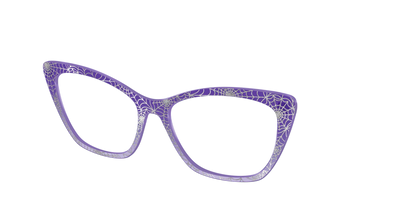 The Holographic Purple Webbed Crystal
