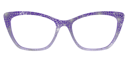 The Holographic Purple Webbed Crystal
