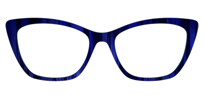 The Indigo Moire Stripes