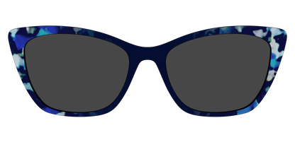 The Polarized Indigo Tortoise Sun Top