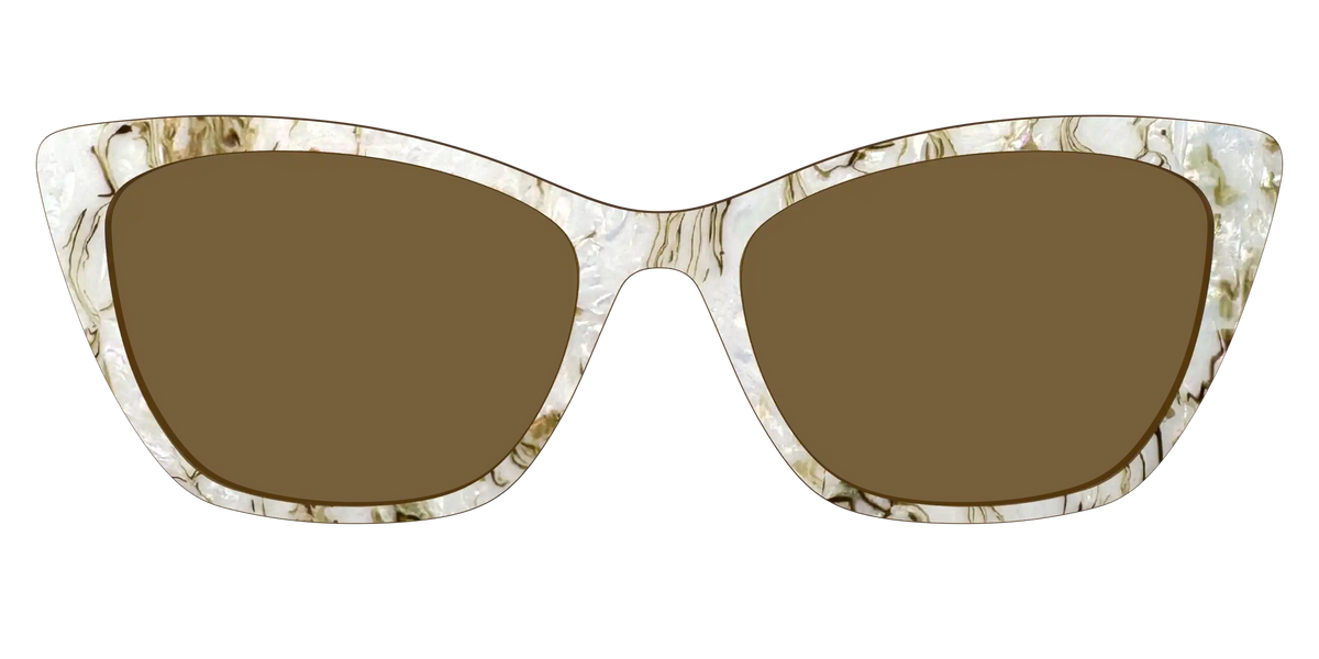 The Polarized Ivory Sand Pearl Shell Sun Top