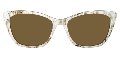 The Polarized Ivory Sand Pearl Shell Sun Top