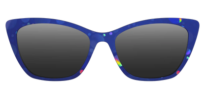The Polarized Navy Holographic Bubbles Sun Top