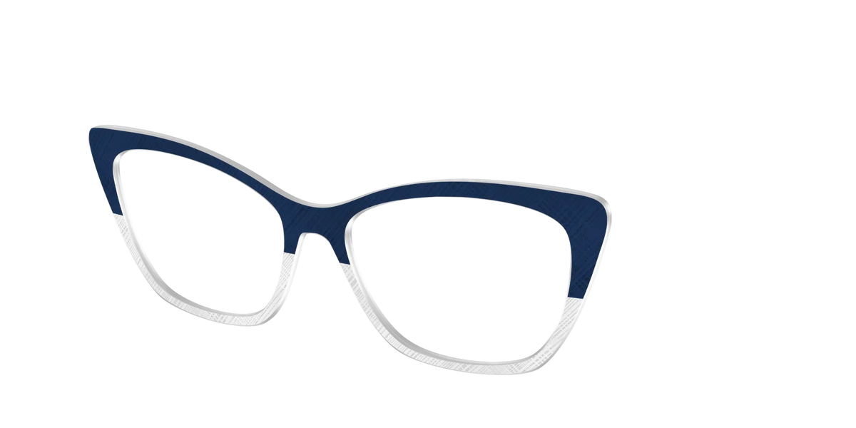 The Navy Plaid Crystal Split
