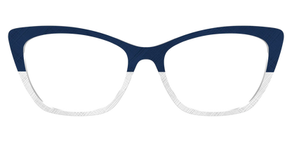 The Navy Plaid Crystal Split
