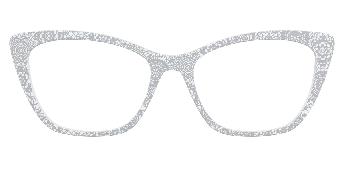 The Pale Gray Medallion Lace