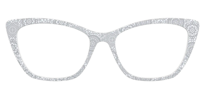 The Pale Gray Medallion Lace