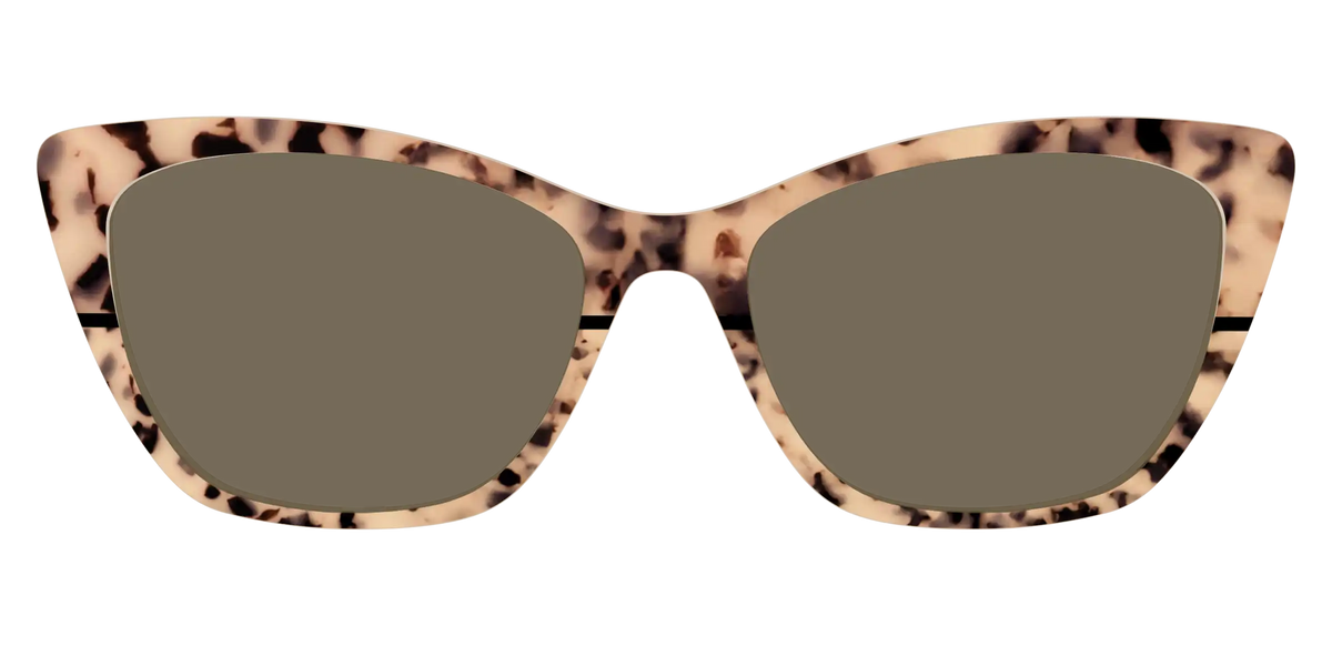 The Polarized Bisque Tortoise Split Sun Top