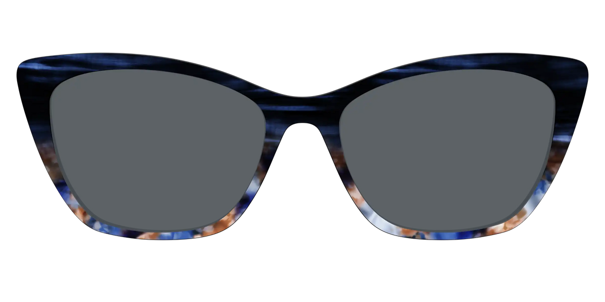 The Polarized Blue Horn Tortoise Sun Top