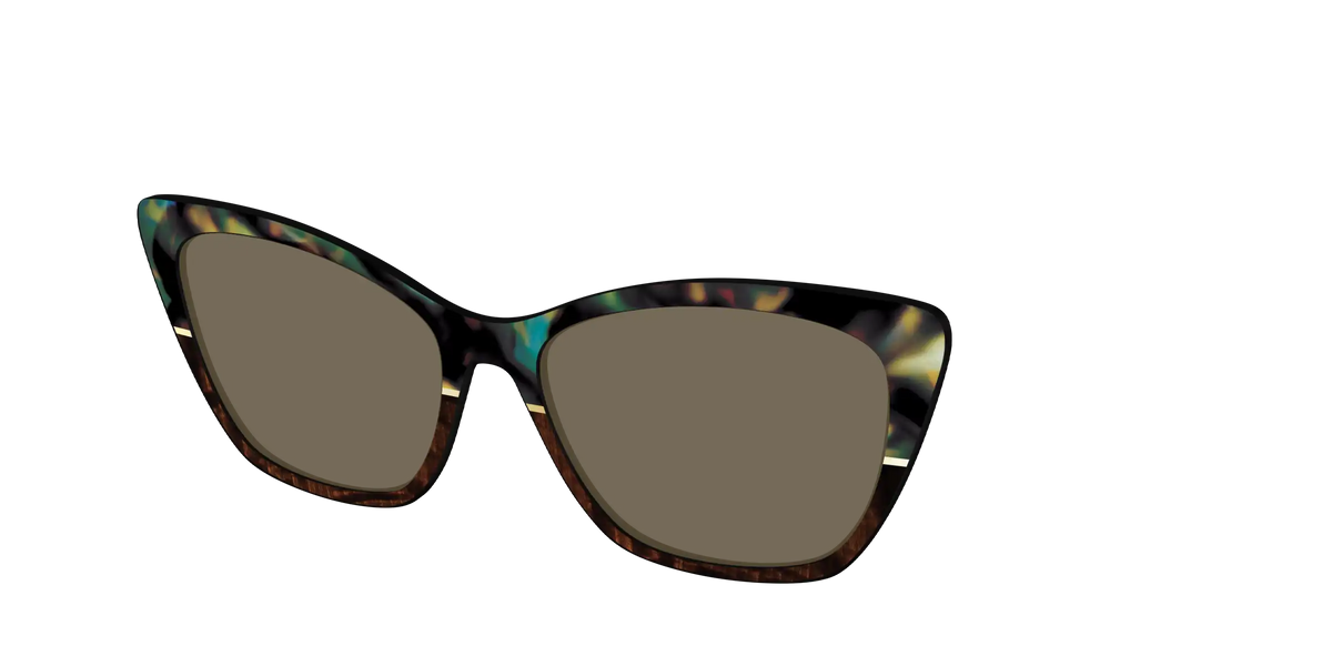 The Polarized Mirage Split with Gold Foil Sun Top