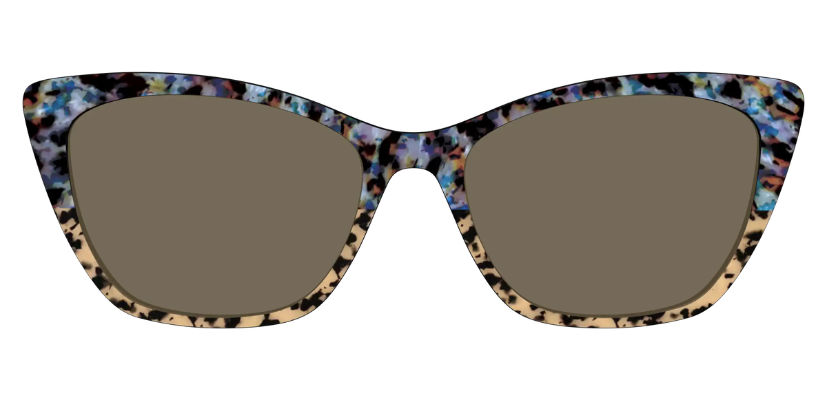 The Polarized Oasis Tortoise Split Sun Top
