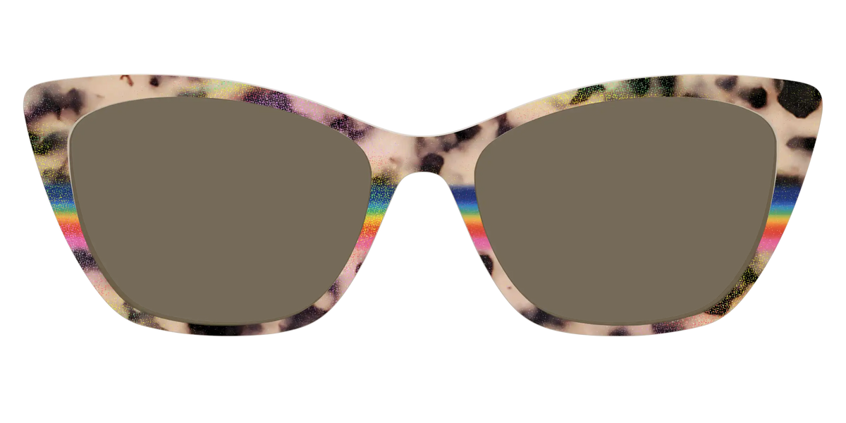 The Polarized Prism Split Tortoise Sun Top