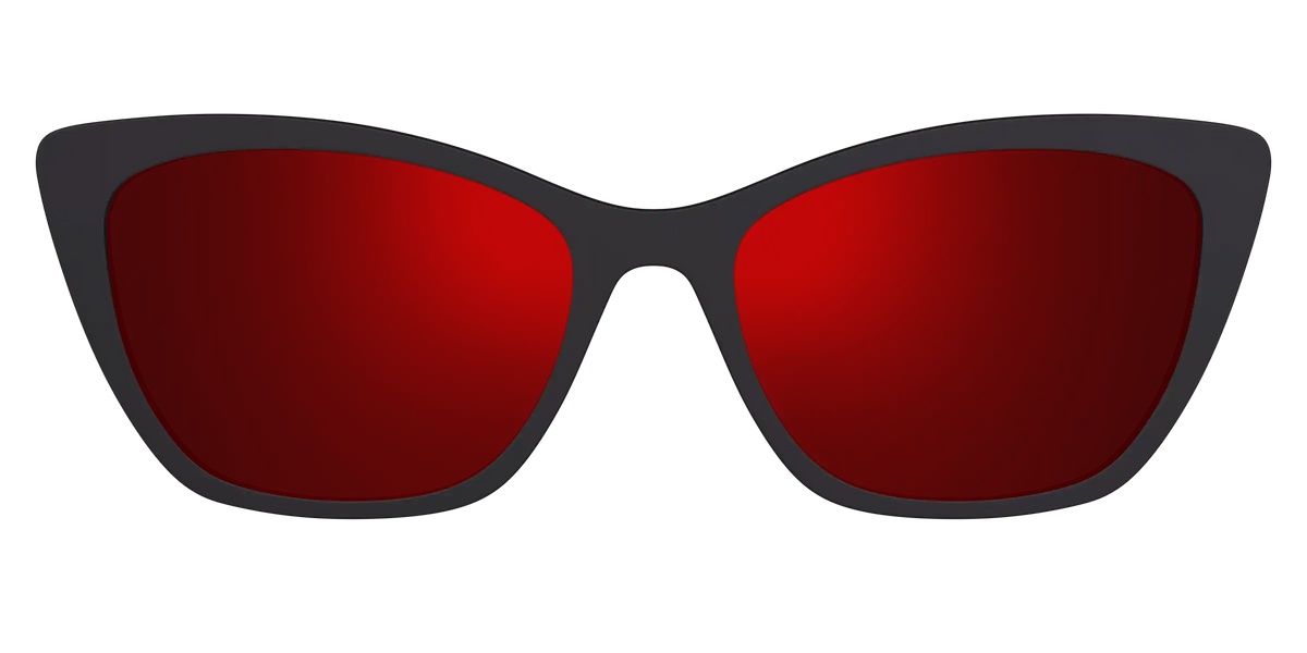 The Polarized Red Reflective Sun Top