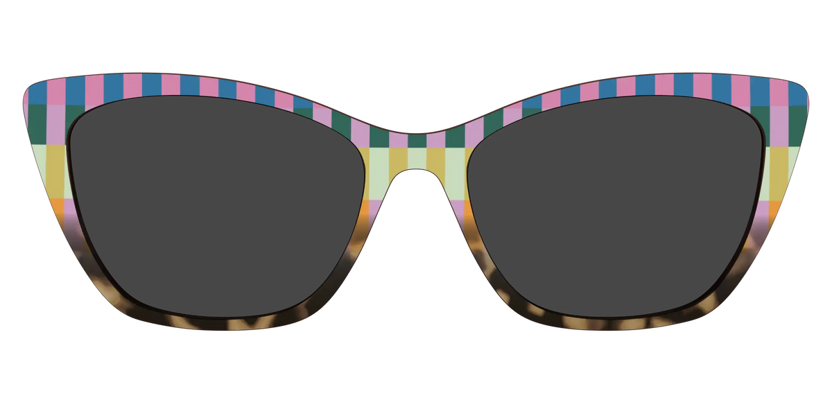 The Polarized Summer Stripes Tortoise Sun Top