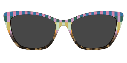 The Polarized Summer Stripes Tortoise Sun Top