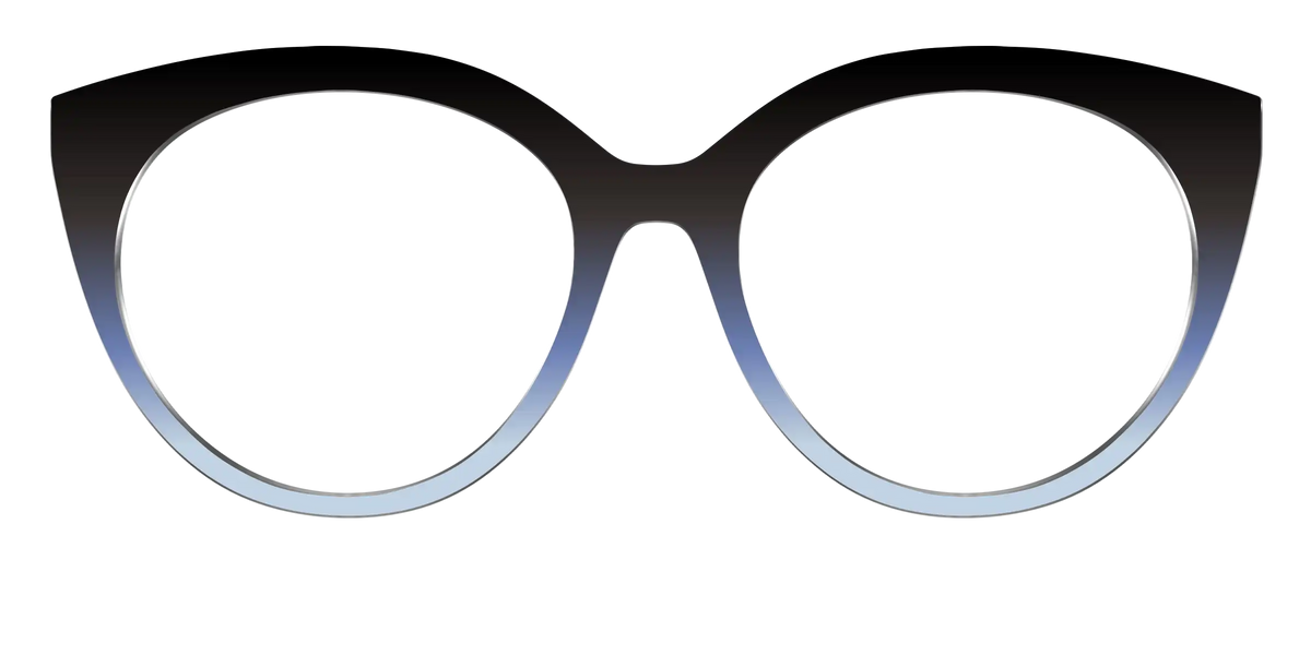 The Black to Icy Cyan Gradient