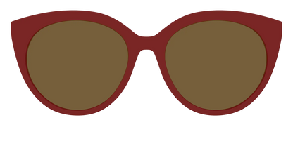The Polarized Burgundy Sun Top