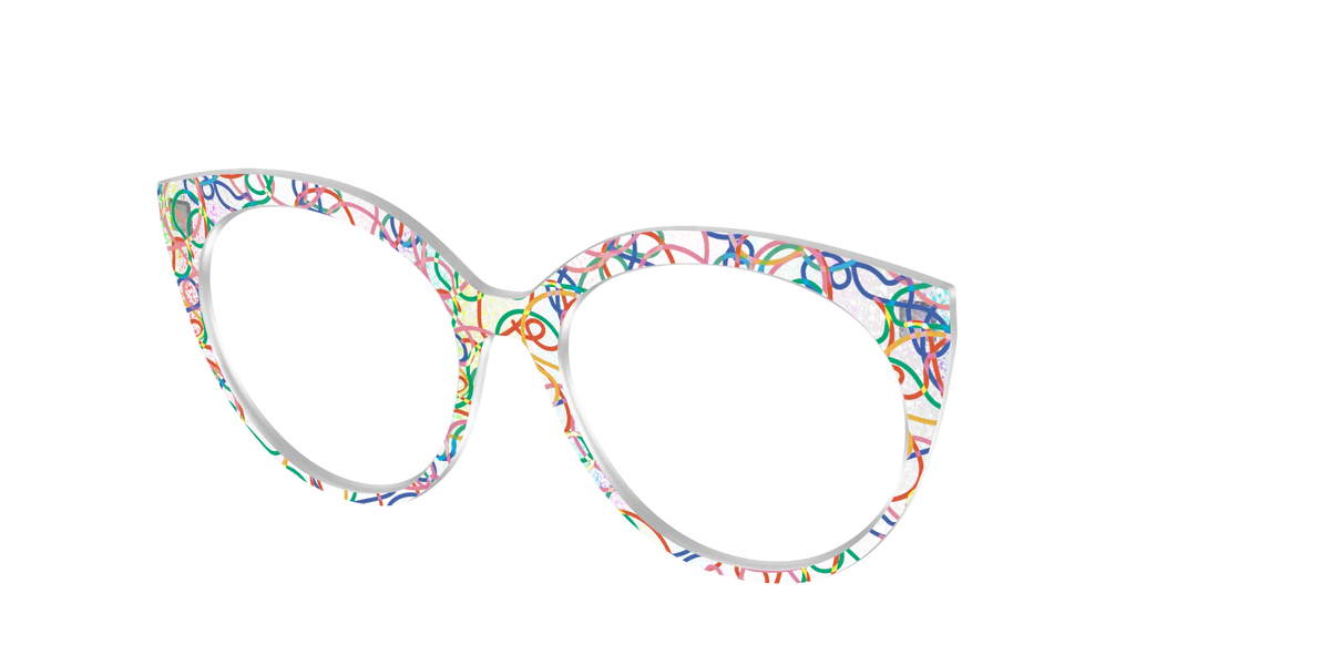The Celebration Streamers Holographic Crystal