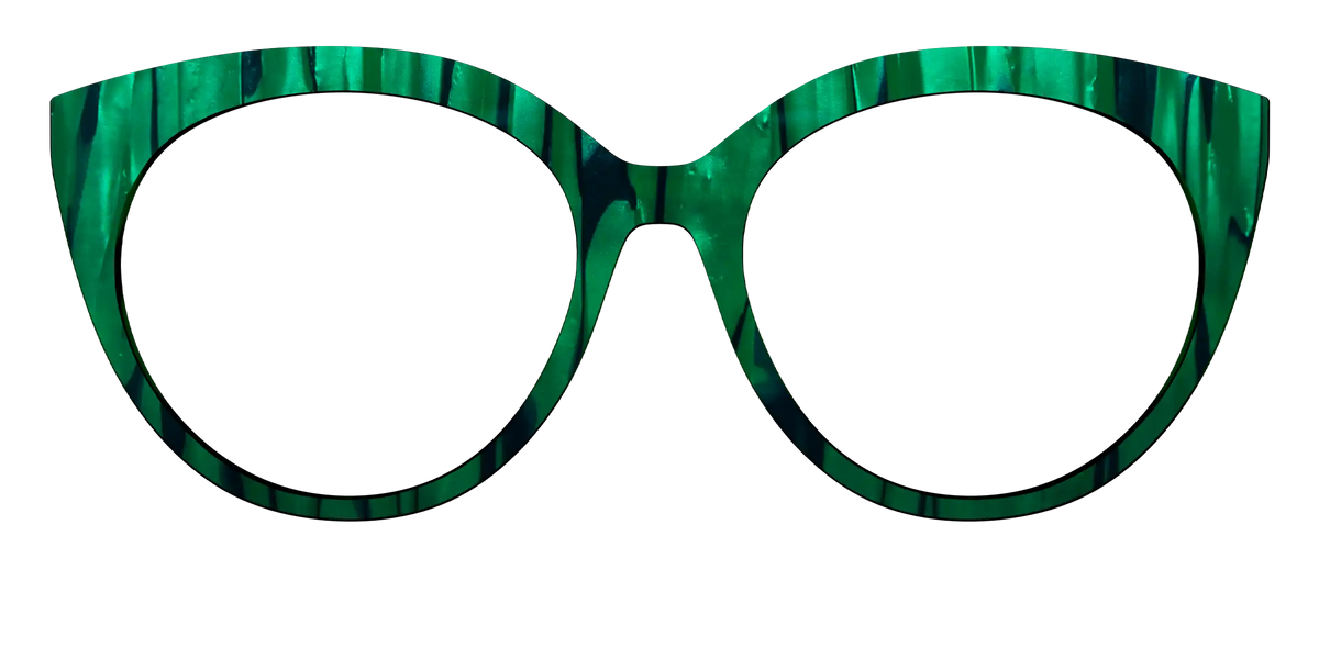 The Emerald Moire Stripes
