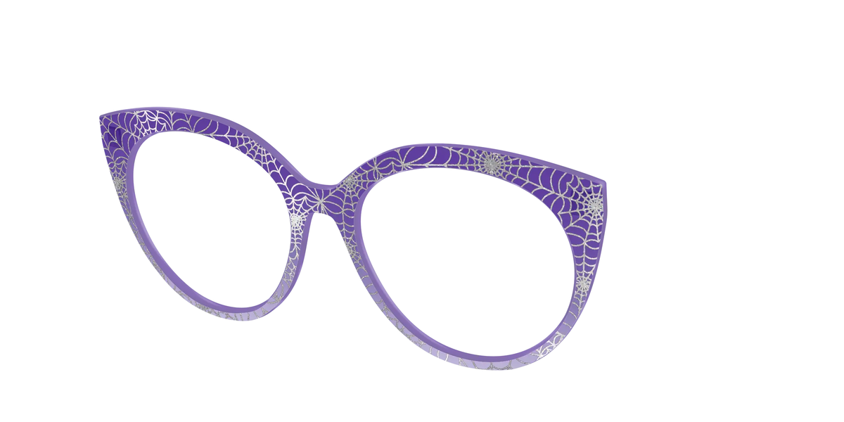 The Holographic Purple Webbed Crystal