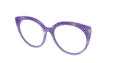 The Holographic Purple Webbed Crystal