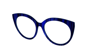 The Indigo Moire Stripes