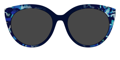 The Polarized Indigo Tortoise Sun Top
