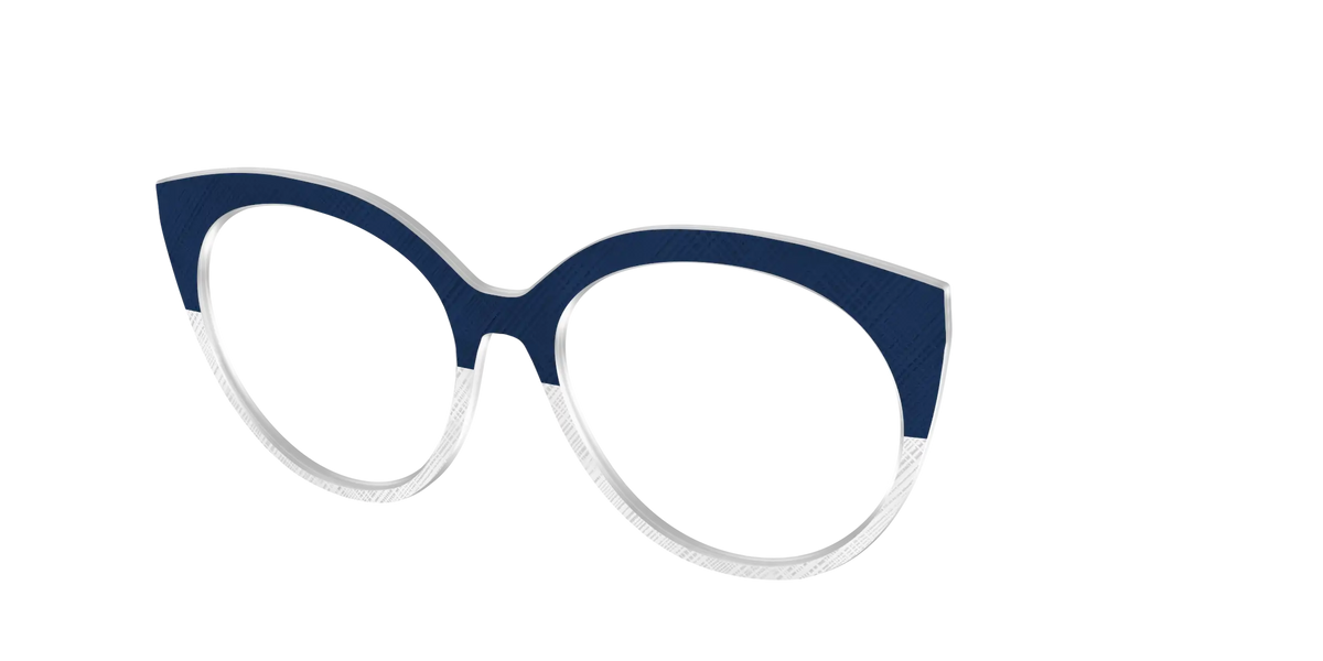 The Navy Plaid Crystal Split