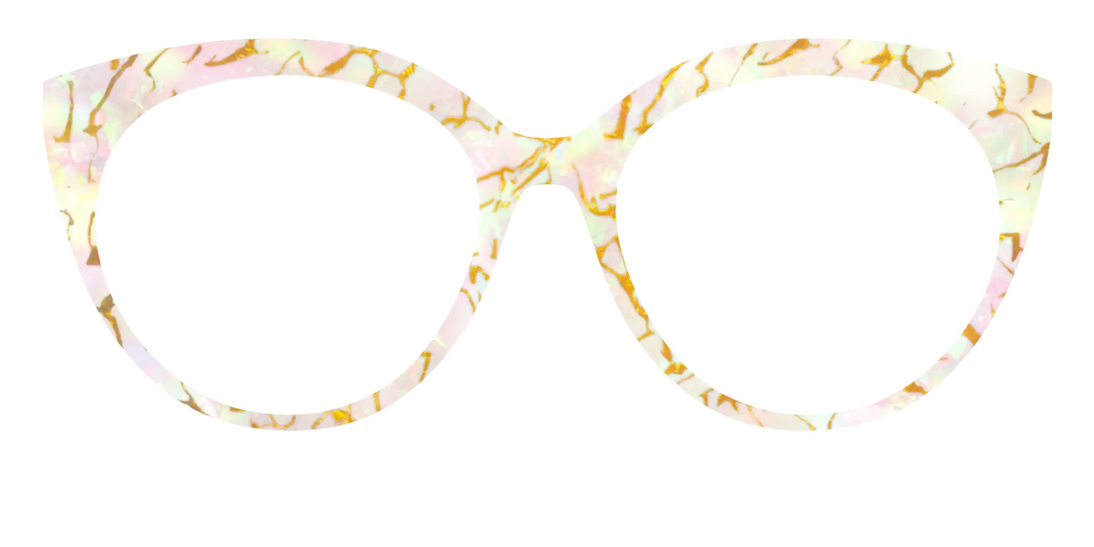 The Opalescent Pearl with Gold Streaks