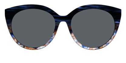 The Polarized Blue Horn Tortoise Sun Top
