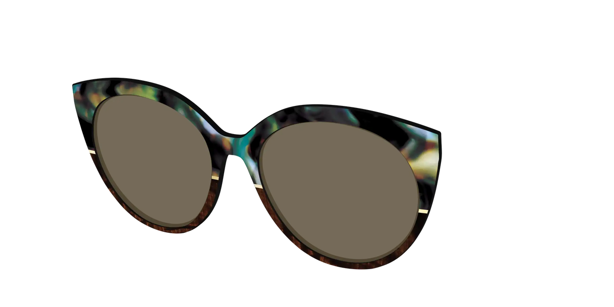 The Polarized Mirage Split with Gold Foil Sun Top