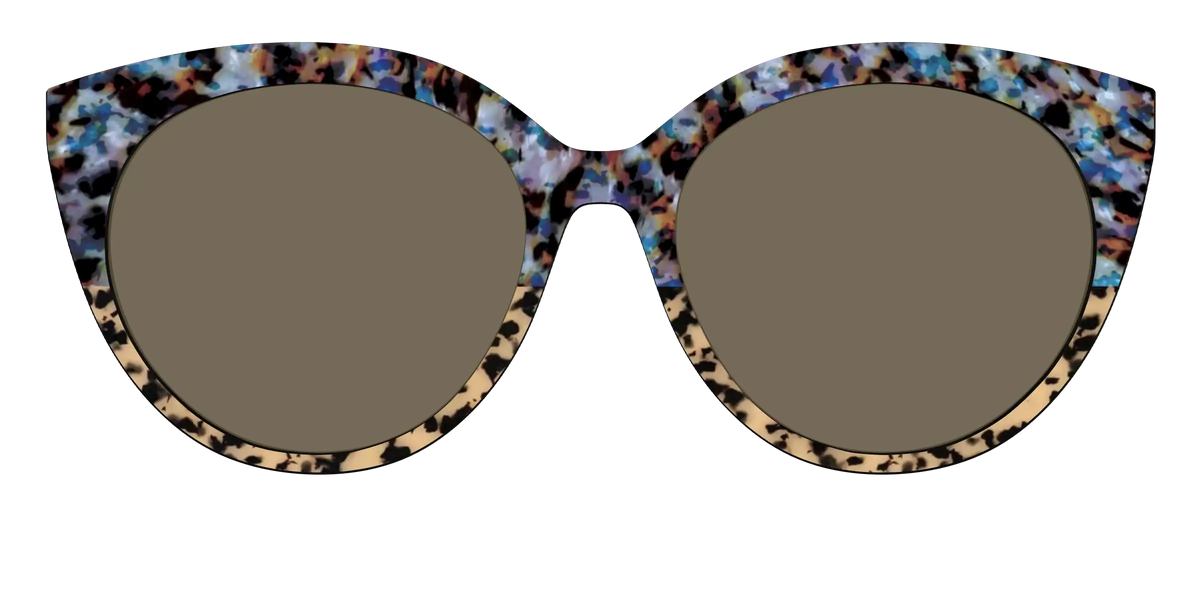 The Polarized Oasis Tortoise Split Sun Top