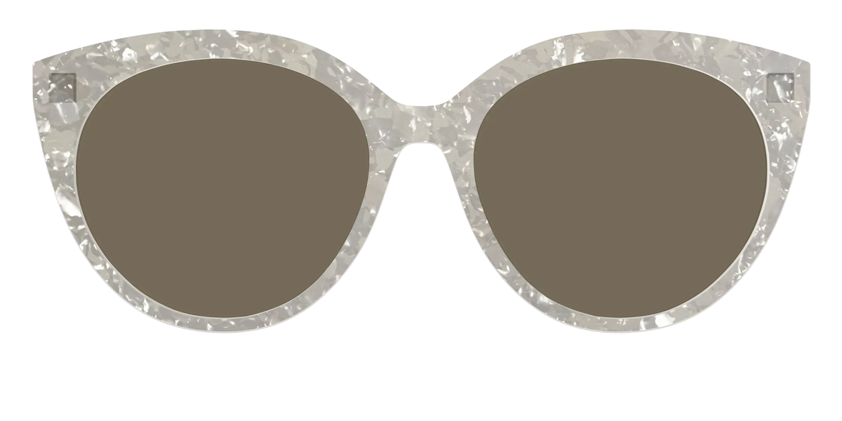 The Polarized White Quartz Pearl Sun Top
