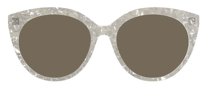 The Polarized White Quartz Pearl Sun Top