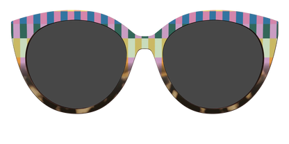 The Polarized Summer Stripes Tortoise Sun Top
